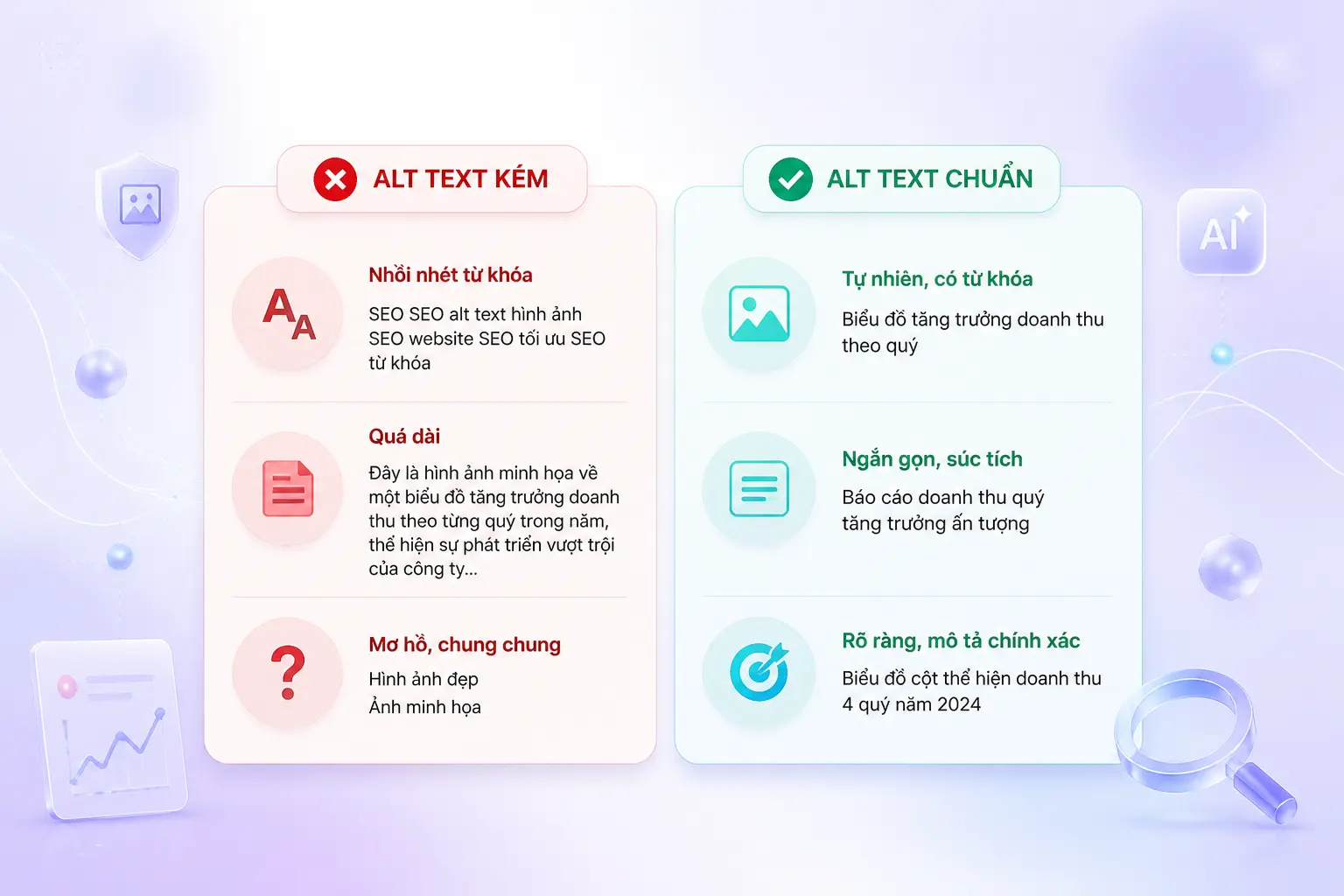 Alt text tốt và xấu ví dụ so sánh SEO hình ảnh từ khóa tự nhiên