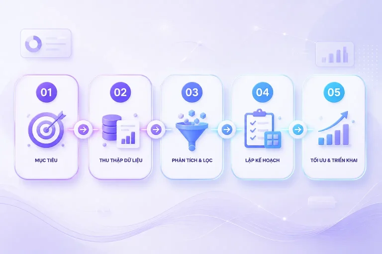 quy trình audit content SEO 5 bước
