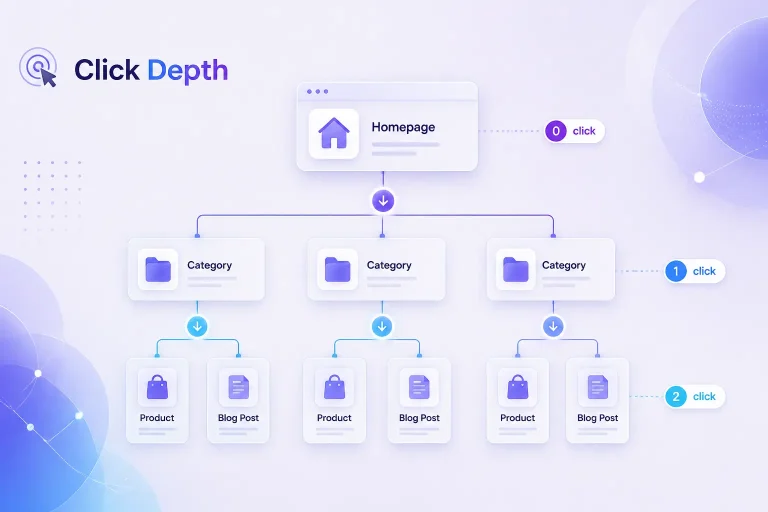 Click depth và cấu trúc website SEO