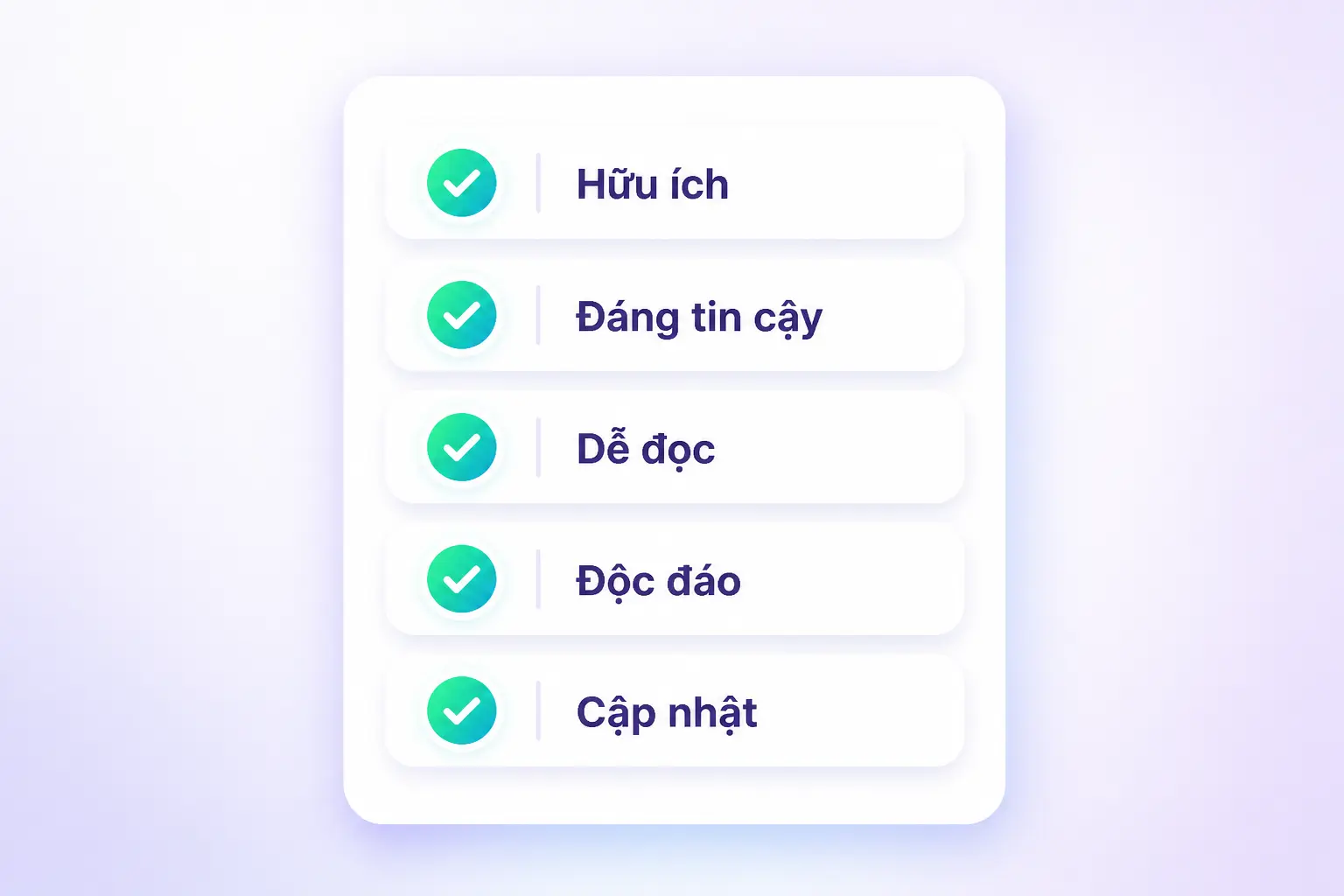 tiêu chí content SEO chất lượng helpful reliable people-first