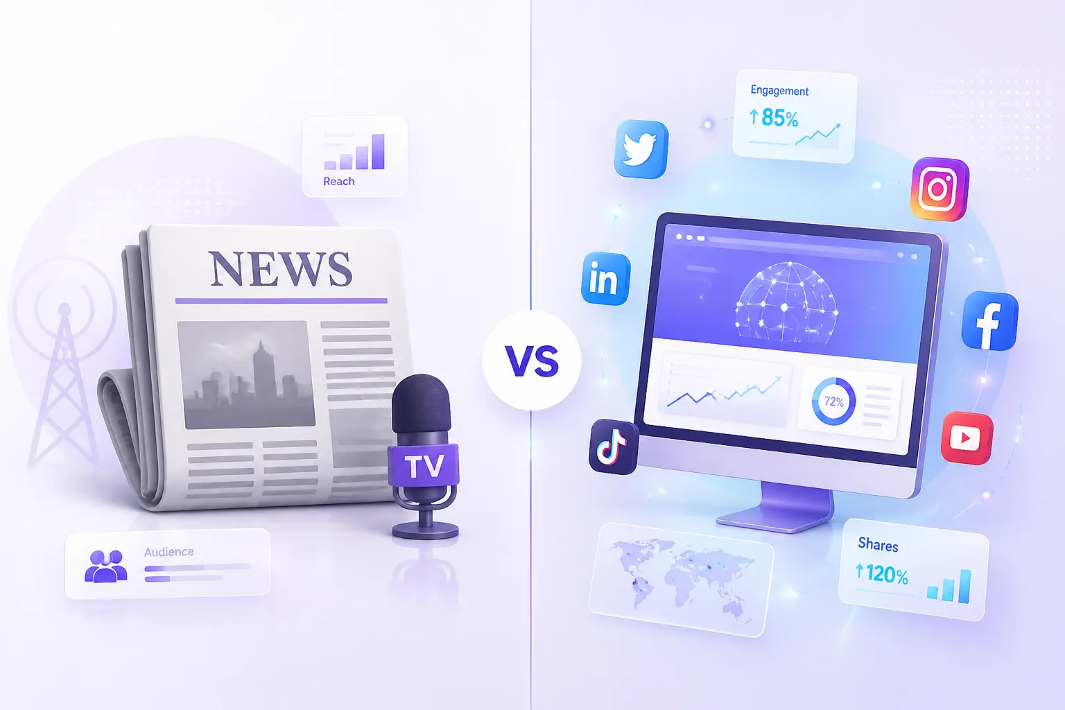 Digital PR và PR truyền thống khác biệt