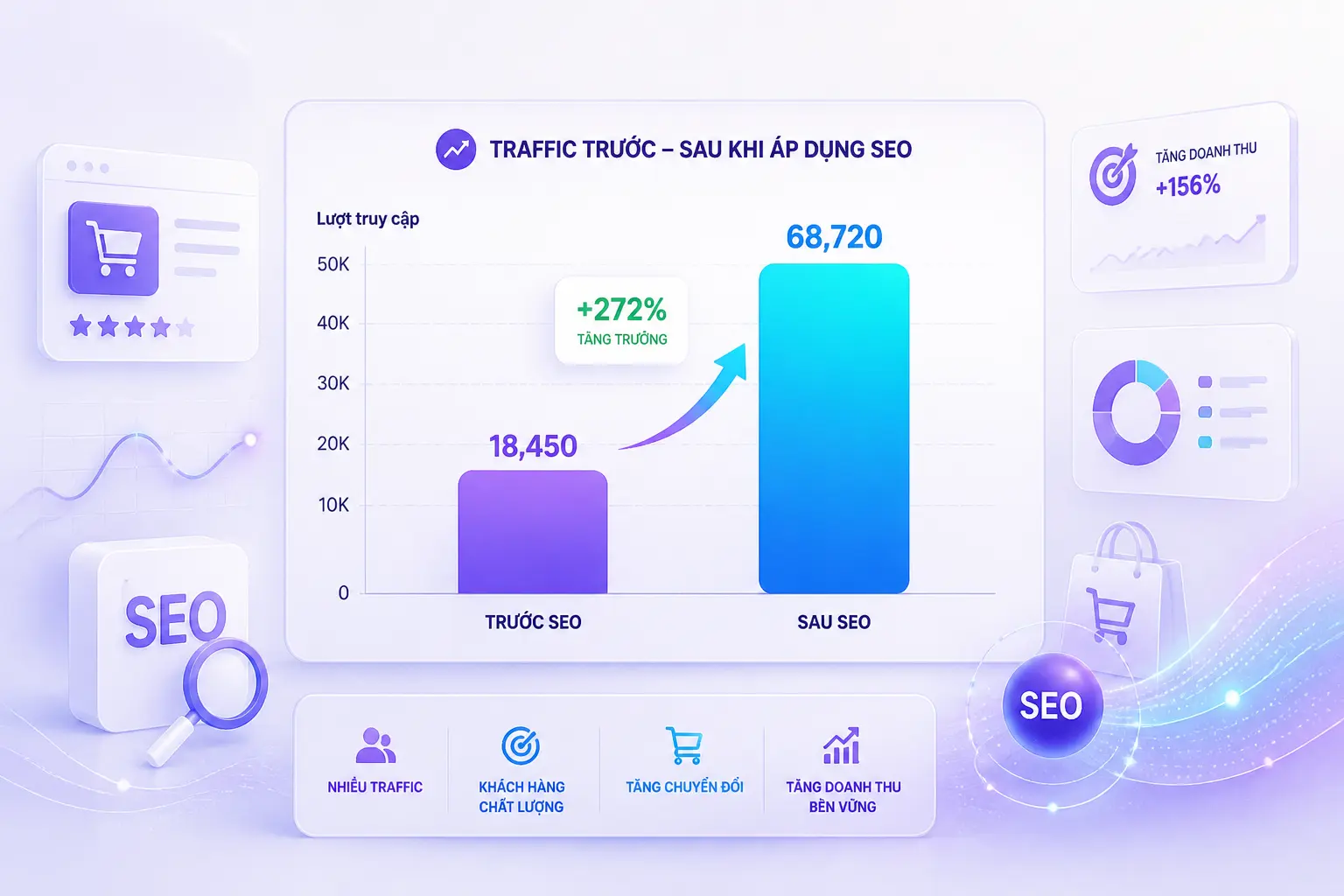Ecommerce SEO và tăng trưởng doanh thu bền vững