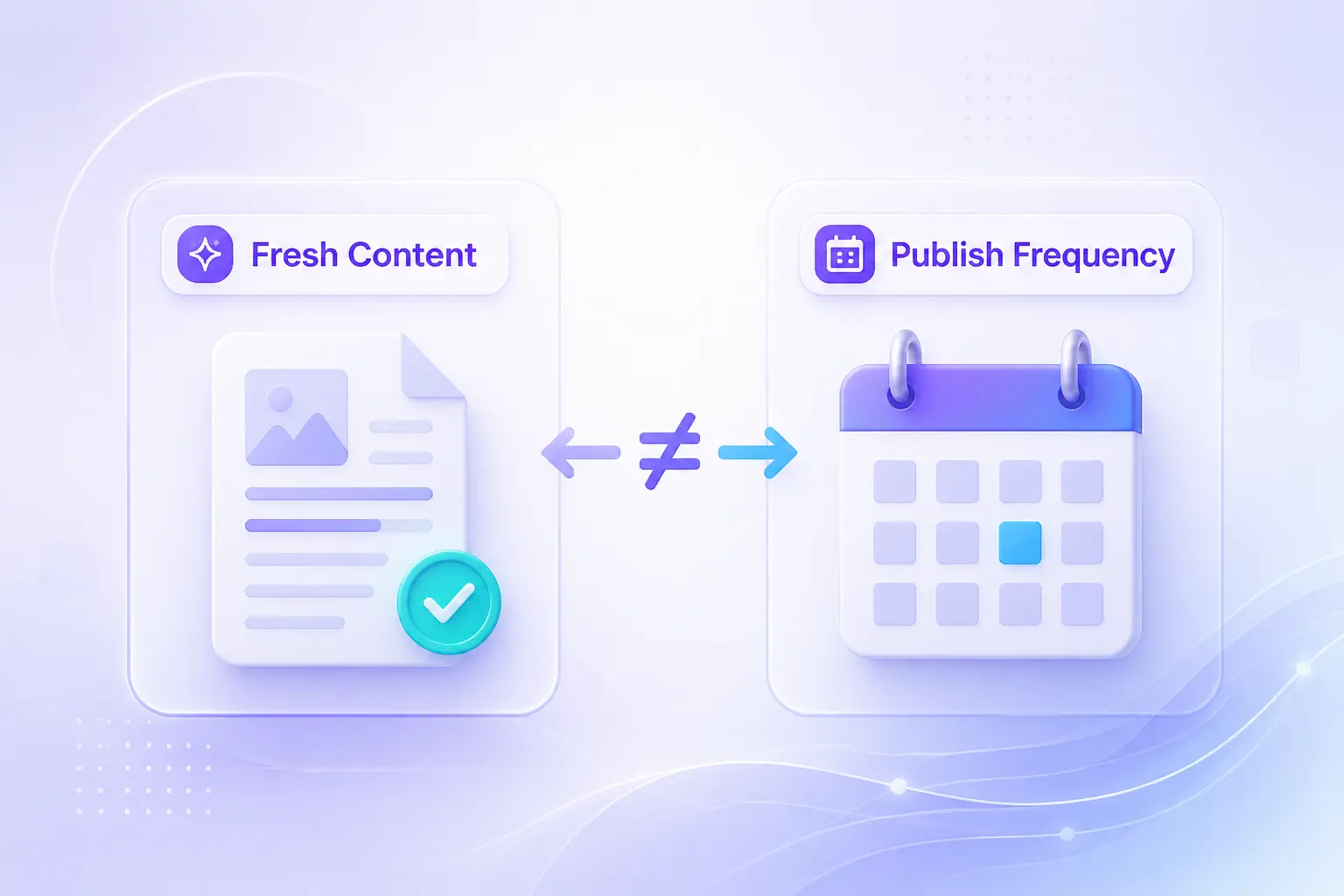 fresh content định nghĩa nội dung mới cập nhật SEO phân biệt tần suất xuất bản