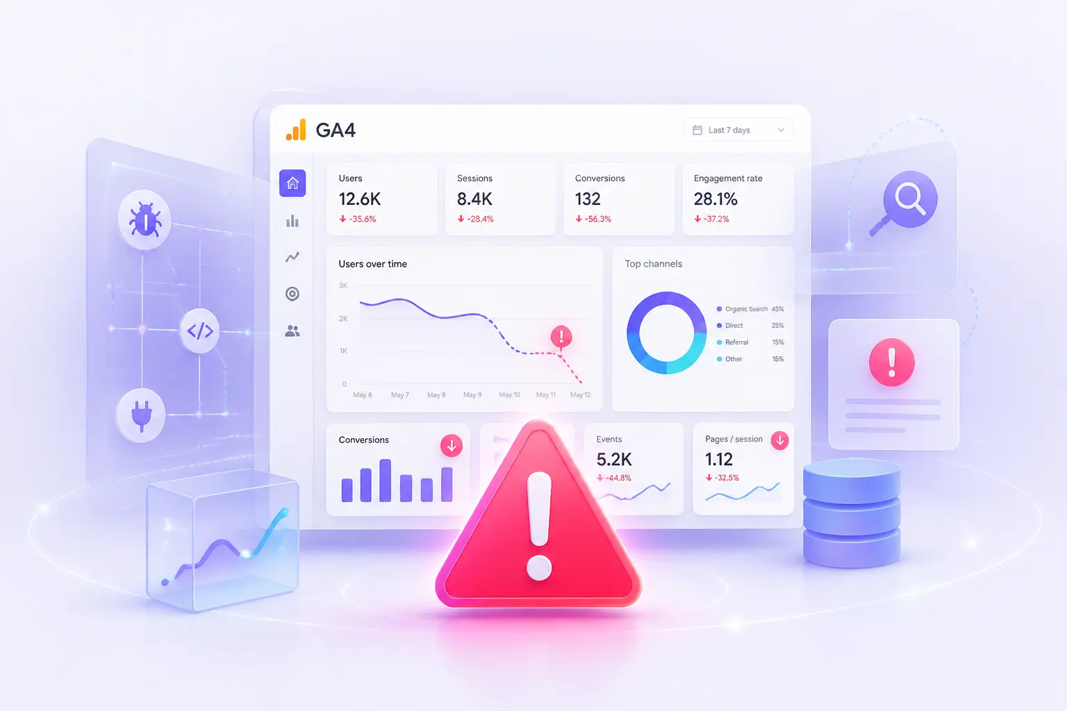 Lỗi GA4 thường gặp và cách khắc phục cho dữ liệu SEO chính xác