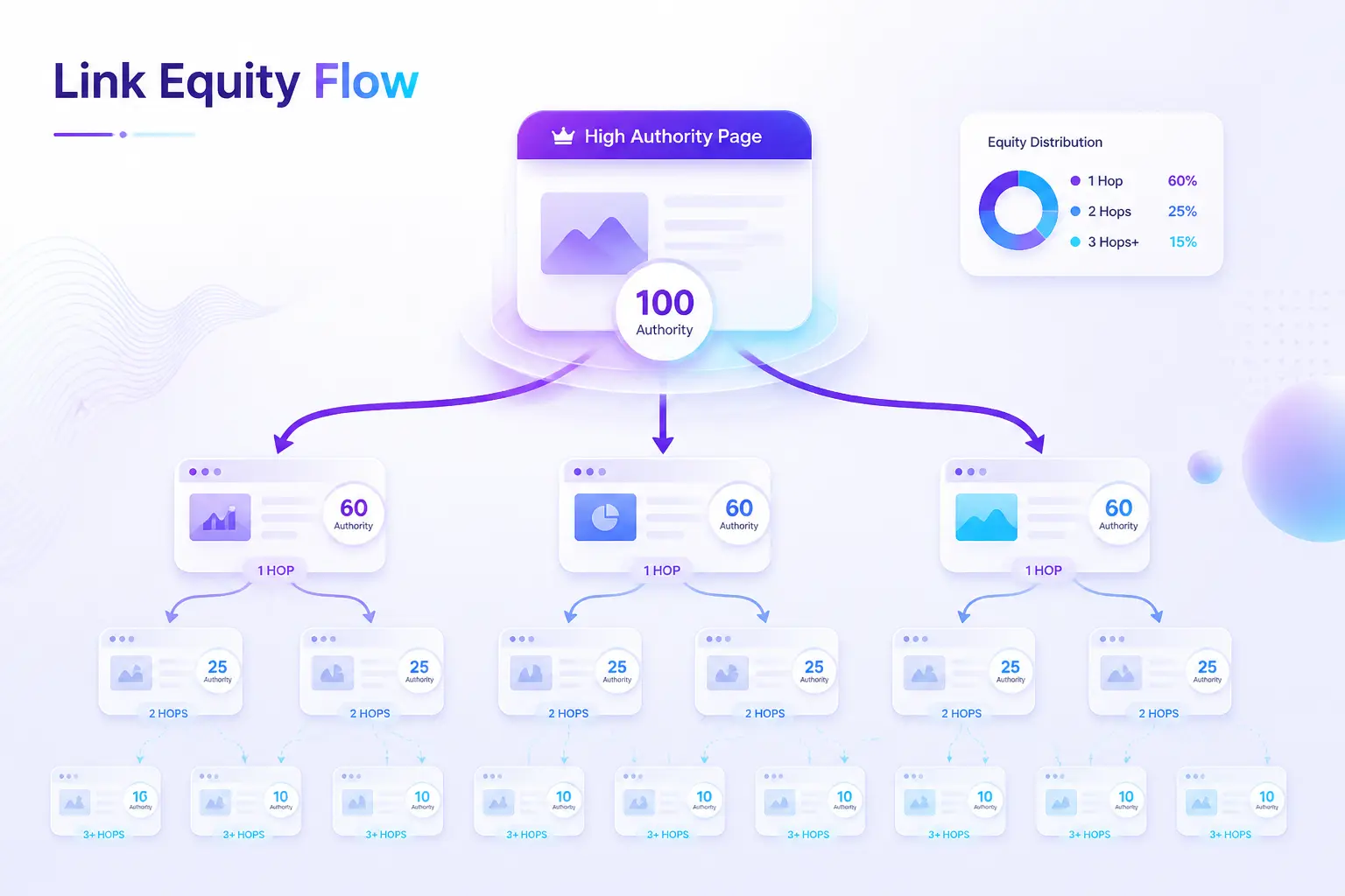 Link equity và phân bổ sức mạnh SEO qua internal link