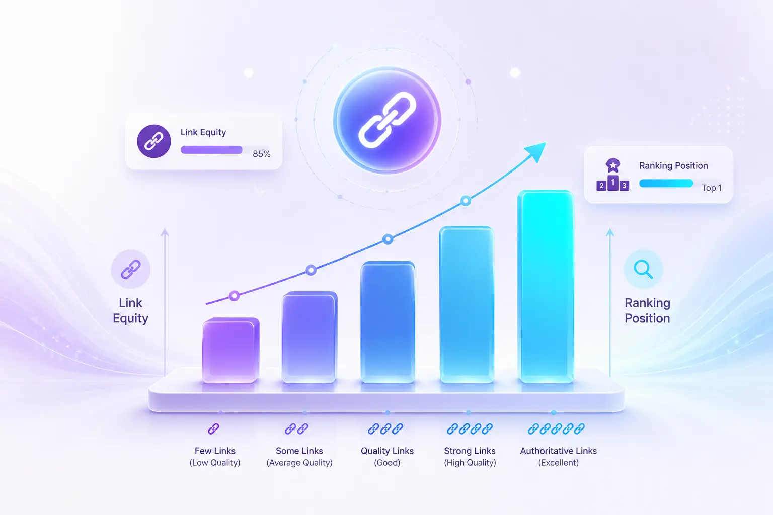 Link equity và tín hiệu xếp hạng tìm kiếm