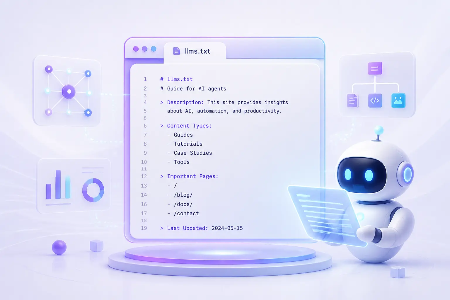 llms.txt và bản tóm tắt nội dung website cho AI agent