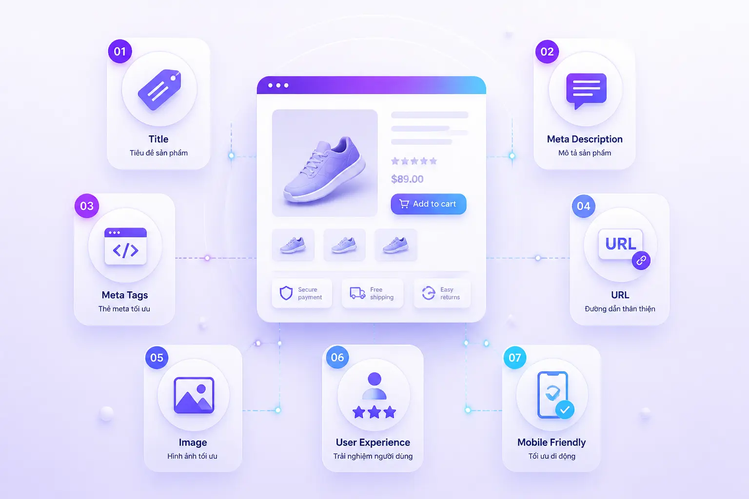 Yếu tố onpage cơ bản trang sản phẩm và SEO nền tảng