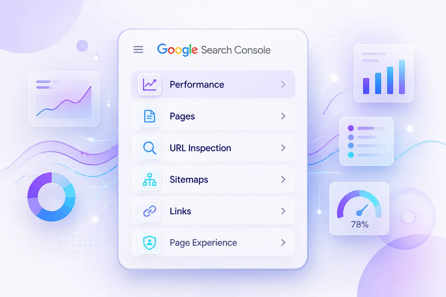 Các nhóm báo cáo chính trong Google Search Console phục vụ theo dõi và tối ưu SEO