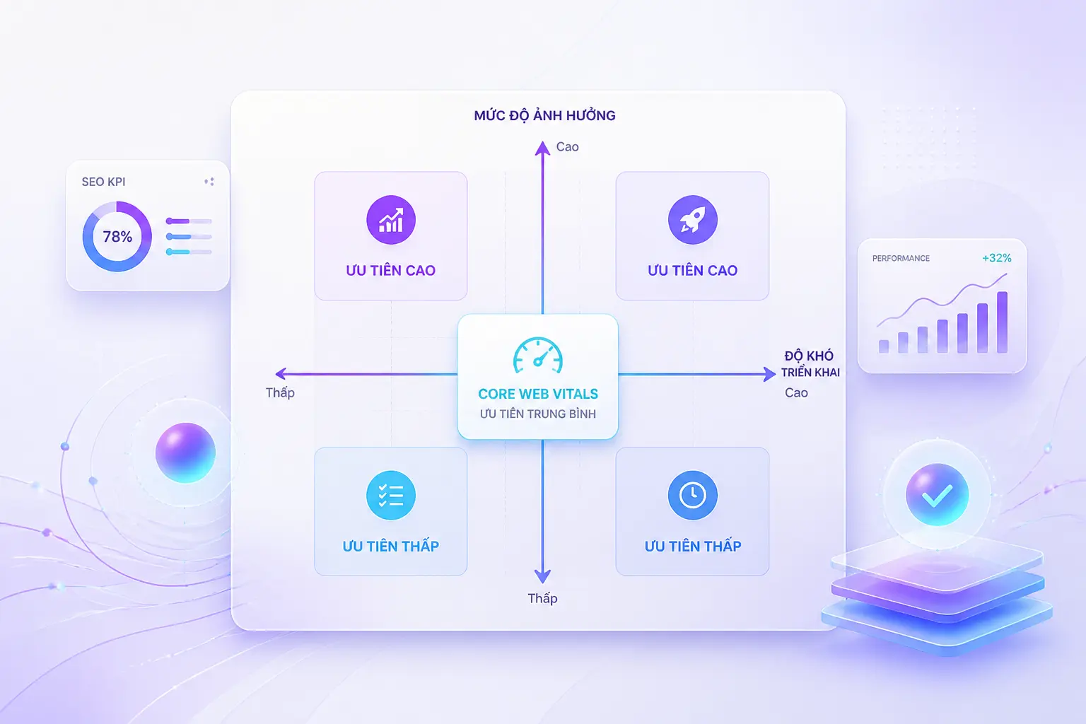 Core Web Vitals và ưu tiên chỉ số SEO KPI