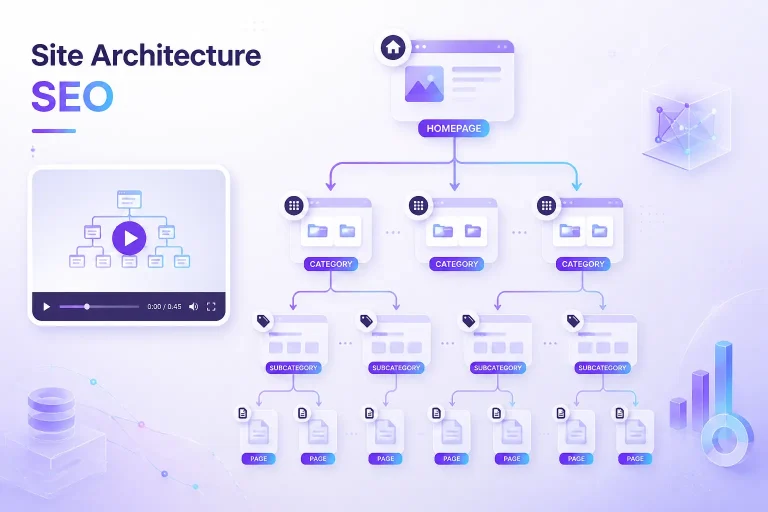 site architecture SEO và cấu trúc website phân cấp