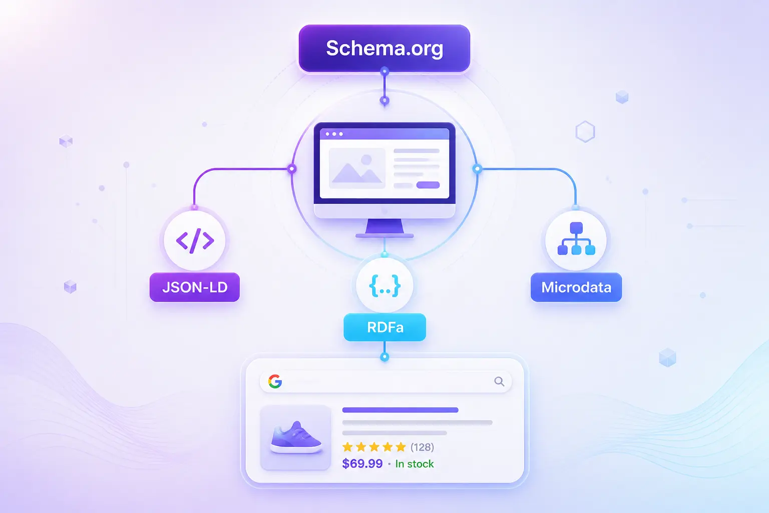 structured data SEO dữ liệu có cấu trúc schema markup rich results JSON-LD