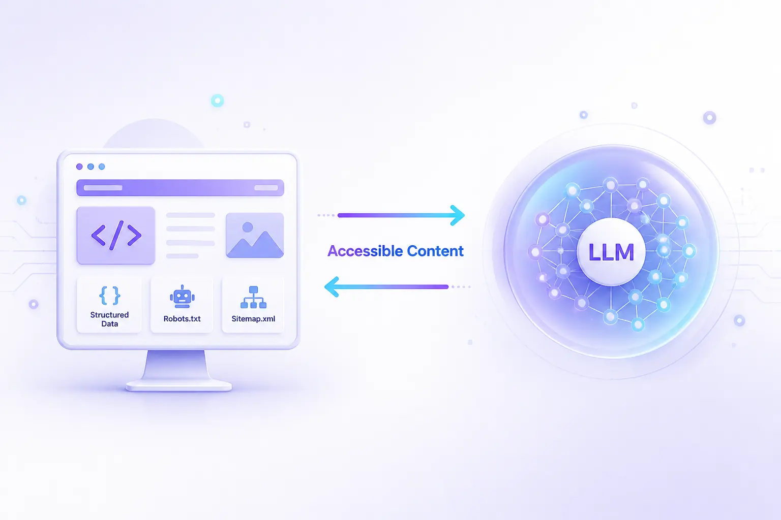 Technical SEO AI search LLM crawl accessibility structured data robots