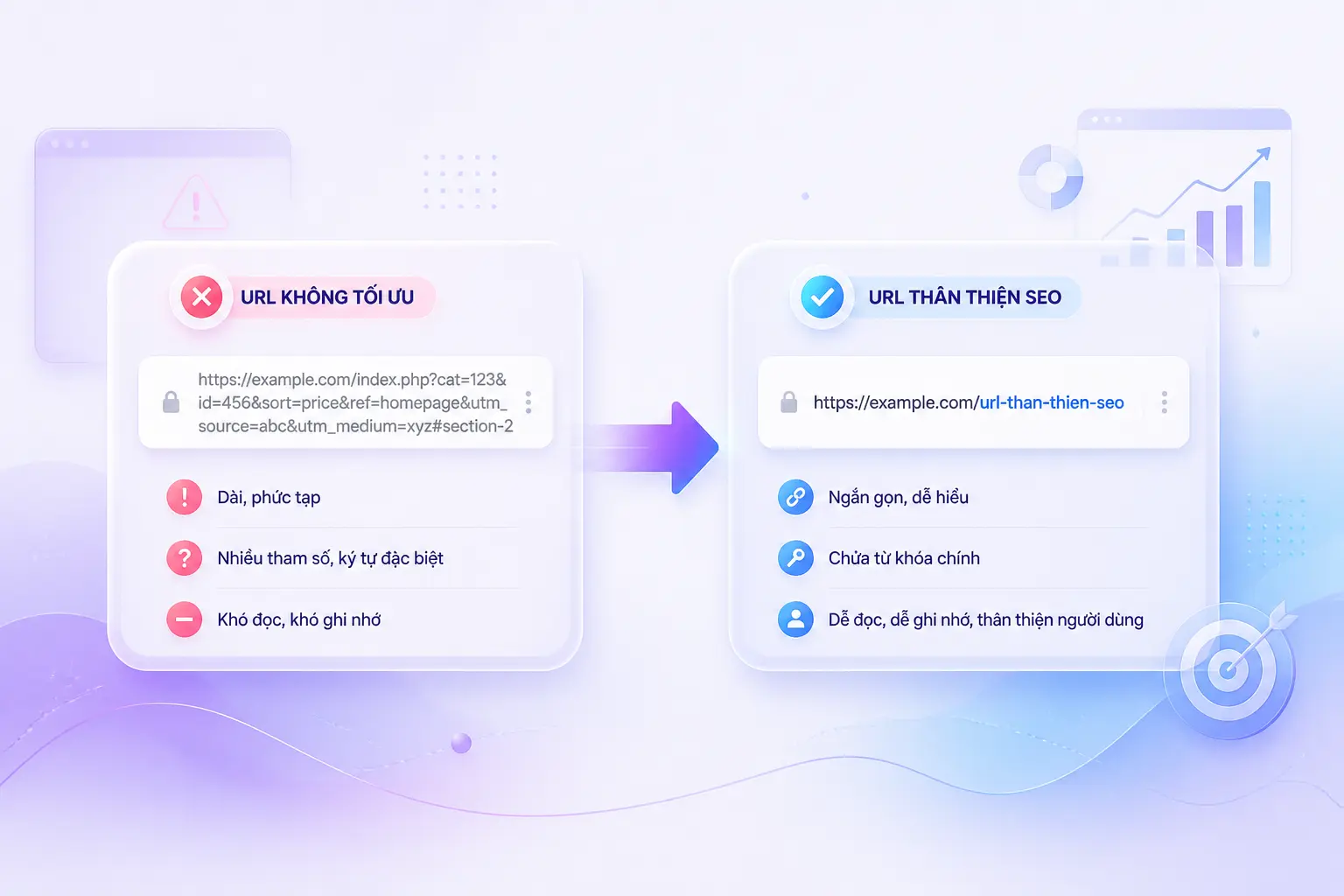 URL thân thiện SEO cấu trúc tối ưu công cụ tìm kiếm và người dùng