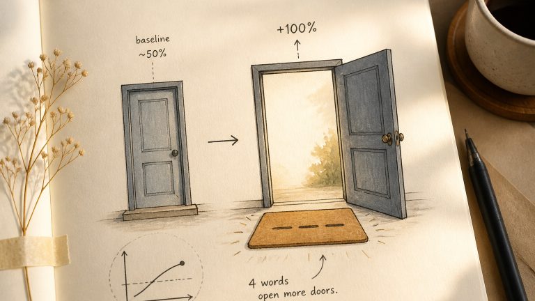 Hiệu ứng BYAF: Chỉ 4 từ giúp tăng gấp đôi tỷ lệ đồng ý